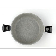 Piezas de cocina de inducción de aluminio forjado de venta caliente 20 24 28 cm James de cocina antiadherente